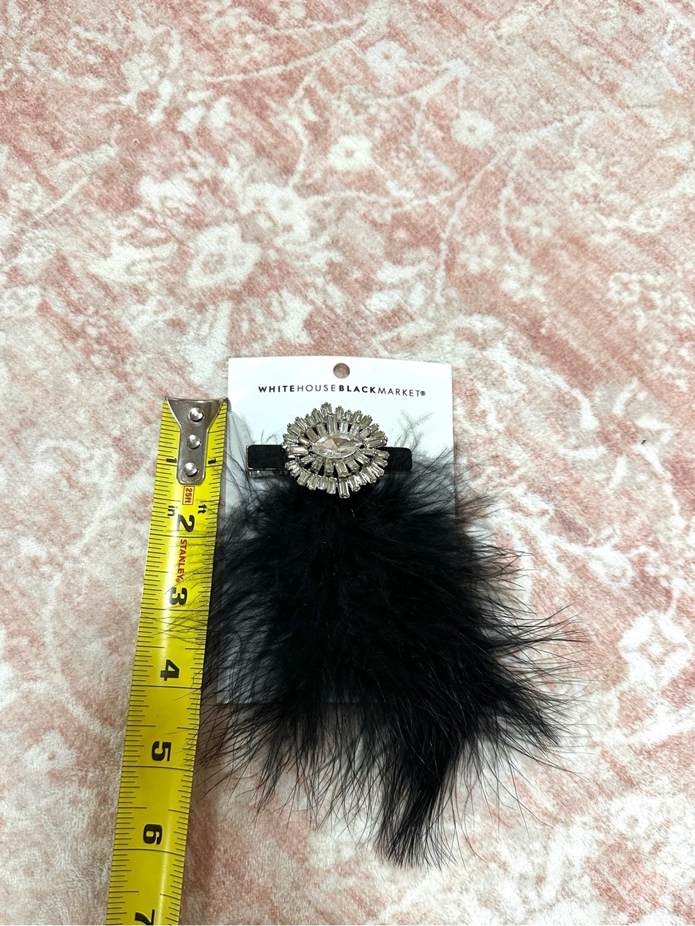 NWT 🖤 White House Black Market Crystal Hair Clip - Picture 5 of 5